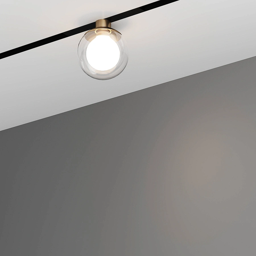 Магнитный светильник Byled серия Gravity-MG15 3W, 48V, CRI>90, 360гр., Черный+Золото, 36мес., Цвет: Теплый белый