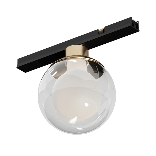 Магнитный светильник Byled серия Gravity-MG15 3W, 48V, CRI>90, 360гр., Черный+Золото, 36мес., Цвет: Теплый белый