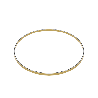 Трек универсальный круг Byled серия ECLIPSE 24v, ⌀800mm, Золотой