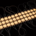 Светодиодный линзованный модуль Byled SMD2835, 1.5W, 175°, 12V, Цвет: Теплый белый 3000К