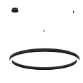 Подвесной светильник Byled серия Halo 4555 (72W, 220V, CRI>90, 1200mm, Черный корпус, Цвет: Нейтральный белый)