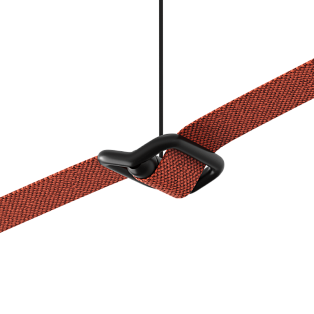 Держатель шинопровода подвесной с троссом Byled серия ROPE, Черный