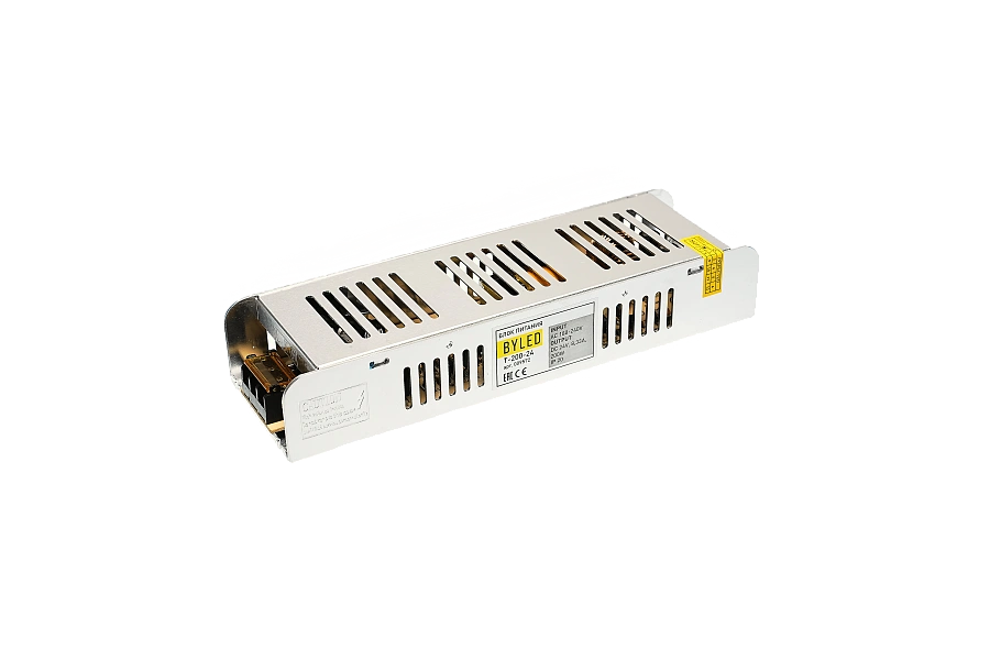 Блок питания Byled компактный (узкий), 200 W, 24V