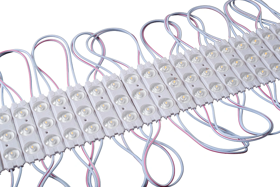 Светодиодный линзованный модуль Byled SMD2835, 1.5W, 175°, 12V, Цвет: Теплый белый 3000К