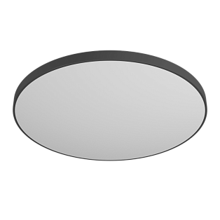 Накладной диммируемый светильник Byled серия Luna (140W, 230V, CRI>90, 1200mm, Черный корпус, Цвет: Теплый белый)