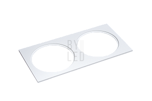Двойная рамка для светильника Byled серия UNI-BZ-85 Белый