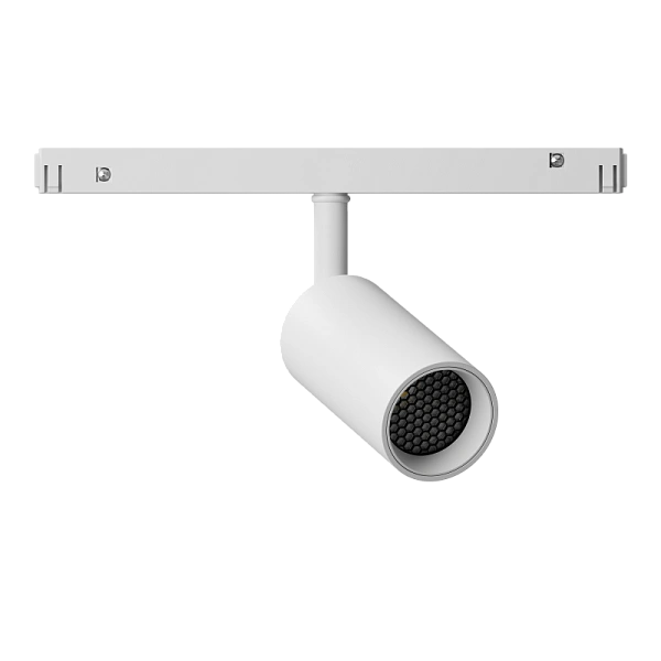 Магнитный трековый светильник Byled серия Gravity с антибликовой решеткой 7W, 48V, CRI>90, 24гр., Белый, 36 мес., Цвет: Нейтральный белый