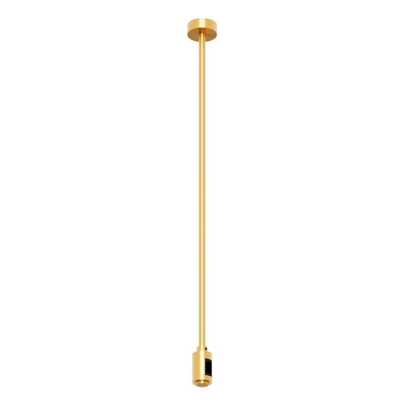 Держатель шинопровода накладной Byled серия ECLIPSE 24V с вводом питания, 544mm, Золотой