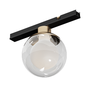 Магнитный светильник Byled серия Gravity-MG15 3W, 48V, CRI>90, 360гр., Черный+Золото, 36мес., Цвет: Теплый белый