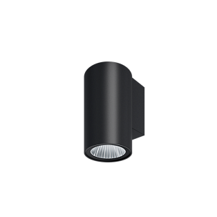 Настенный светильник Byled серия Flare TB 2 (12W, 230V, CRI>80, Черный корпус, IP65, 60мес., Цвет: Теплый белый 3000K)