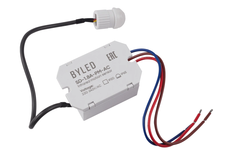 Датчик на движение встраиваемый в профиль Byled серия OneX Lux (220-240V, 1,8A, PIR)