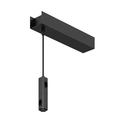 Держатель блока питания подвесной двойной Byled серия ECLIPSE 24V, Черный