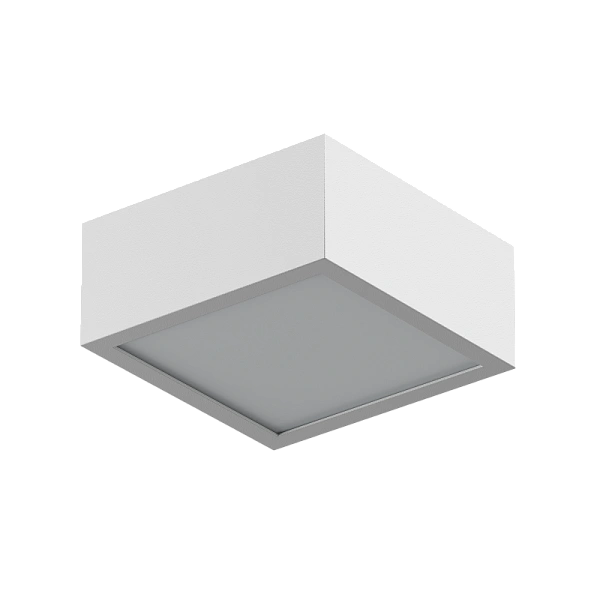 Встраиваемый светильник Byled серия Grillato (12W, 230V, CRI>90, Белый корпус, 90*90мм, 60мес., Цвет: Теплый белый 3000K)