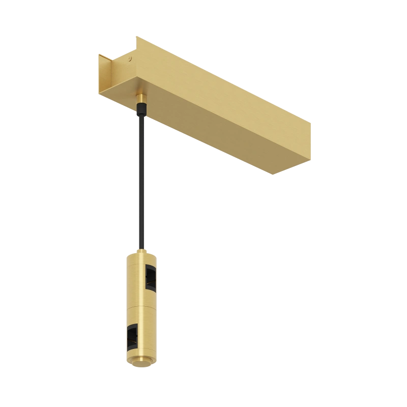 Держатель блока питания подвесной двойной Byled серия ECLIPSE 24V, Золотой