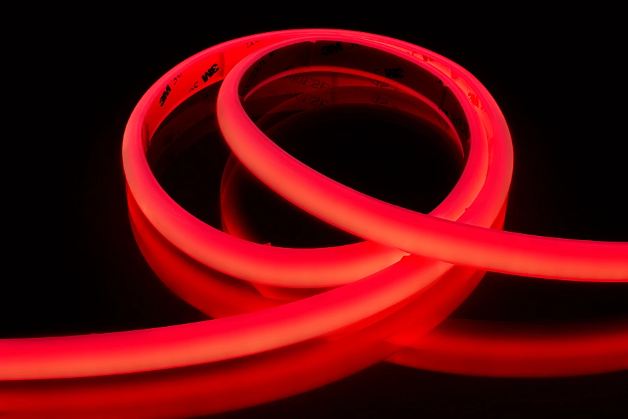 Светодиодный неон Byled PRO SMD2022, 210 LED/m, 14.4W/m, 24V, СRI>90, IP67, Цвет: RGB