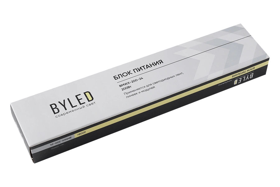 Блок питания Byled LUX BMWX (200W, 8.33A, 24V, IP67, 60мес.)