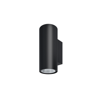 Настенный светильник Byled серия Flare TB (6+6W, 230V, CRI>80, Черный корпус, IP65, 60мес., Цвет: Нейтральный белый 4000K)