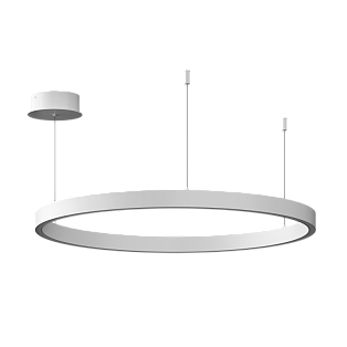 Подвесной светильник Byled серия Halo 1535 (35W, 220V, CRI>90, 600mm, Белый корпус, Цвет: Нейтральный белый)