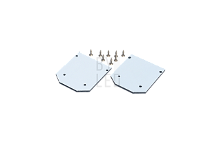 Комплект заглушек под вклейку полотна для профиля GRAVITY-MG20-STR-IN-Lite, 2шт.