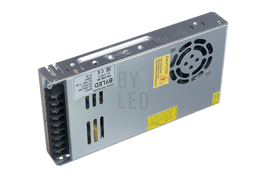 Блок питания Byled SX-350-48 (350W, 48V, 7.3A) с кулером Блок питания Byled SX-350-48 (350W, 48V, 7.3A) с кулером