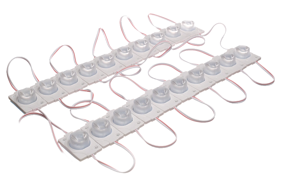 Светодиодный торцевой модуль Byled SMD2835, 1.5W, 15*45°, 12V, Цвет: Теплый Белый 3000К