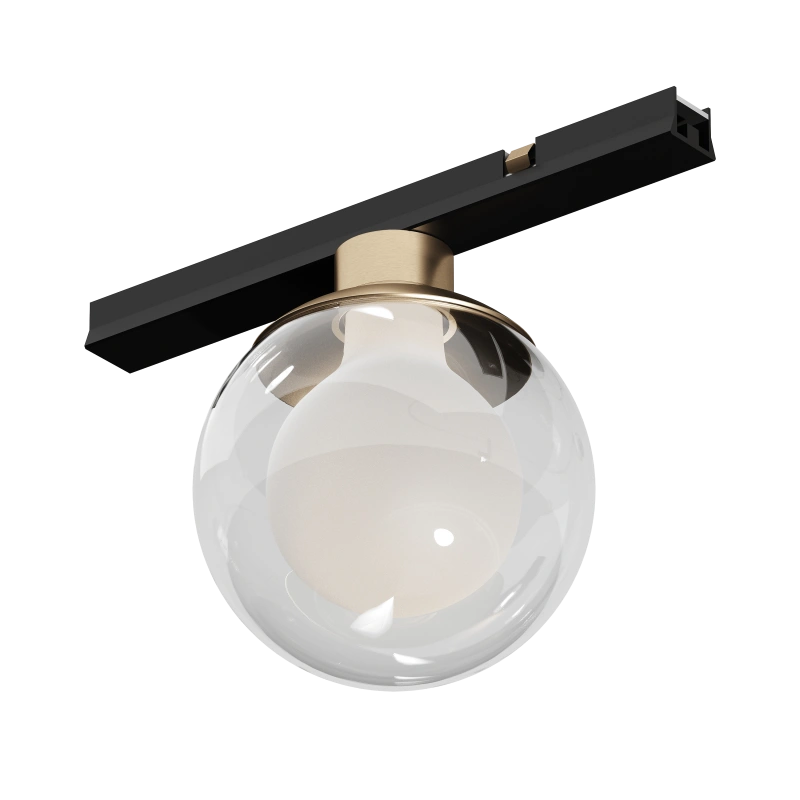 Магнитный светильник Byled серия Gravity-MG15 3W, 48V, CRI>90, 360гр., Черный+Золото, 36мес., Цвет: Теплый белый