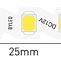 Лента светодиодная Byled Standart 2835, 120 LED/m, 12W/m, 12V , IP20, 24мес., Цвет: Нейтральный белый