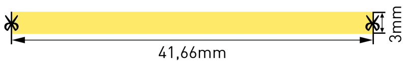 Светодиодная лента Byled PRO+ COB CSP Led, 384 LED/m, 4.8W/m, 24V, IP20, Цвет: Теплый белый 3000K