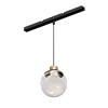 Магнитный подвесной светильник Byled серия Gravity-MG15 3W, 48V, CRI>90, 360гр., Черный+Золото, 36мес., Цвет: Теплый белый