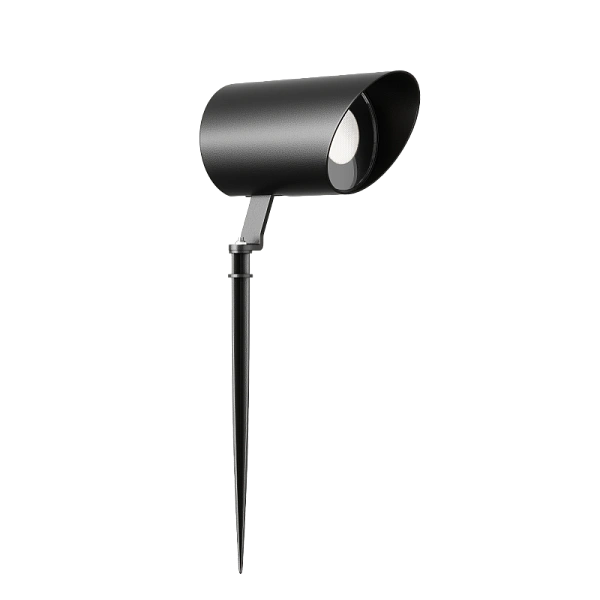 Уличный светильник штыревой Byled серия Ground RNZ (7W, 24V, CRI>90, φ49*100mm, Черный корпус, Цвет: Теплый белый, 36мес.)