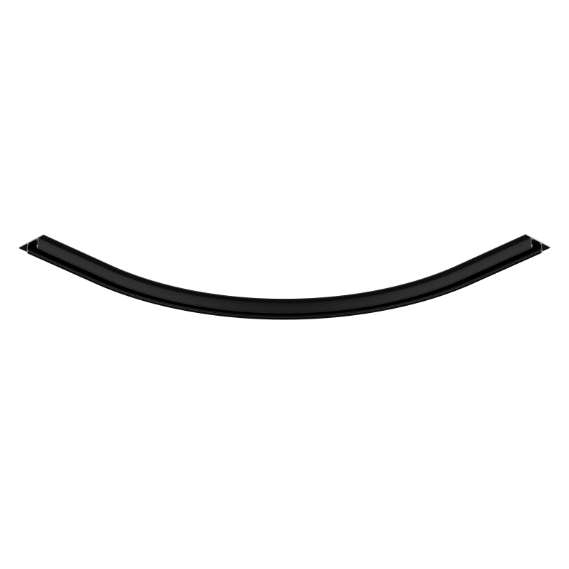 Соеденитель угловой закругленный внешний под ГКЛ Byled серия Gravity-MG15 48v, Черный