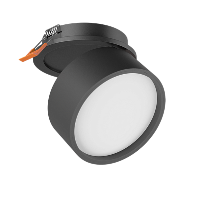 Светильник светодиодный встраиваемый Byled серия UFO-FR (12W, 220V, CRI>90, Черный корпус, Цвет: Теплый белый)