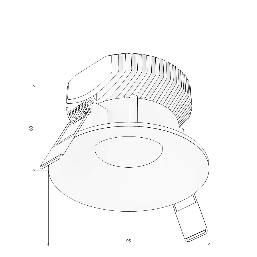 Корпус светильника Byled серия UNI-8501 Черный