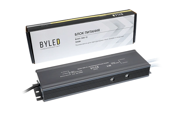 Блок питания Byled LUX BLWX (300W, 25A, 12V, IP67)