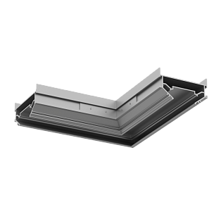 Соеденитель угловой внешний для профиля GRAVITY-MG15-STR-IN