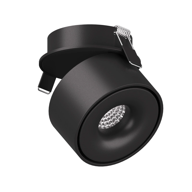 Светильник светодиодный встраиваемый Byled серия UFO-ST (8W, 220V, CRI>90, Черный корпус, Цвет: Теплый белый)