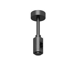 Держатель шинопровода накладной Byled серия ECLIPSE 24V 124mm с вводом питания, Черный