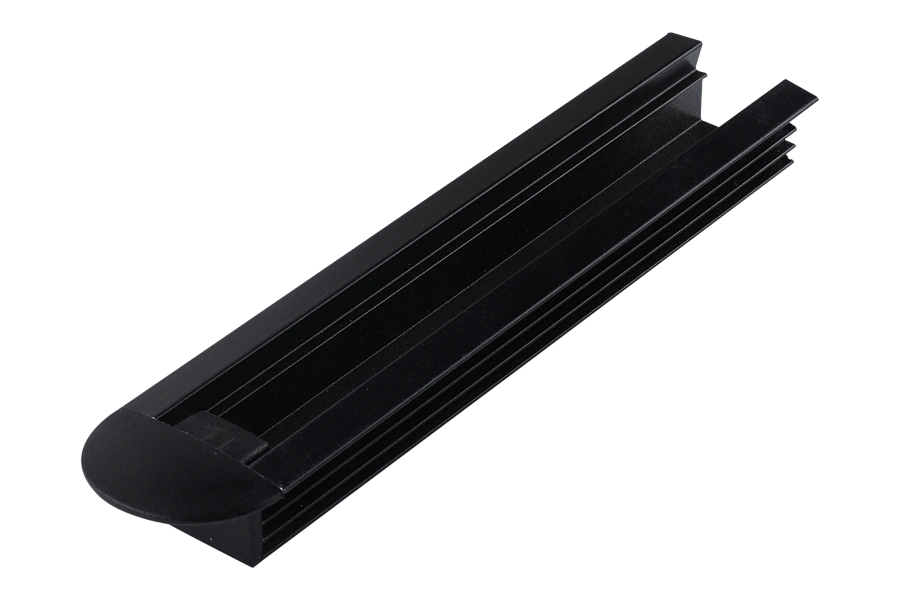 Заглушка Byled с отверстием для светодиодного профиля PR-RC-SL-2212, черный