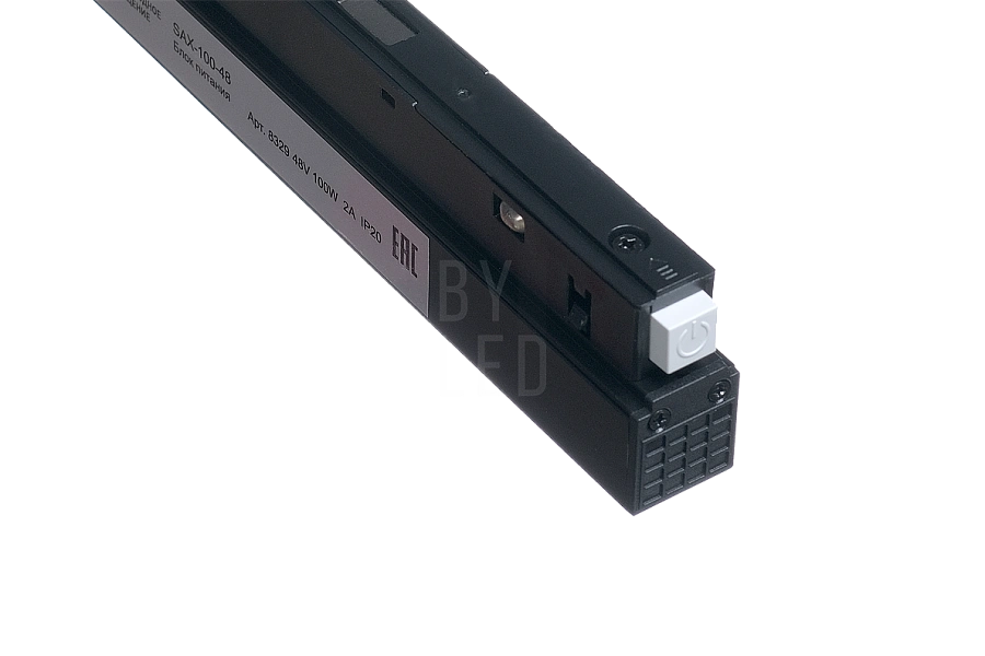 Блок питания Byled для магнитного шинопровода GRAVITY-MG20, 100Вт, 48В, 2А, IP20, Встраиваемый Блок питания Byled для магнитного шинопровода GRAVITY-MG20, 100Вт, 48В, 2А, IP20, Встраиваемый