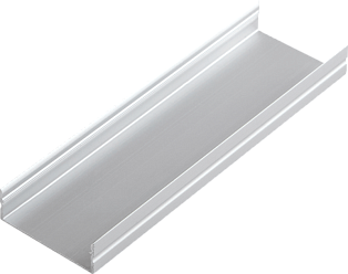Светодиодный профиль Byled накладной 2000*30*10мм, алюминиевый, анодированный