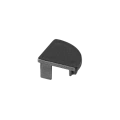 Заглушка Byled без отверстия для светодиодного профиля PR-SFC-SL-1616, черный