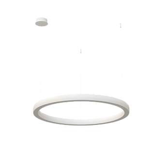 Подвесной светильник Byled серия Halo 4555 (48W, 220V, CRI>90, 900mm, Белый корпус, Цвет: Теплый белый)