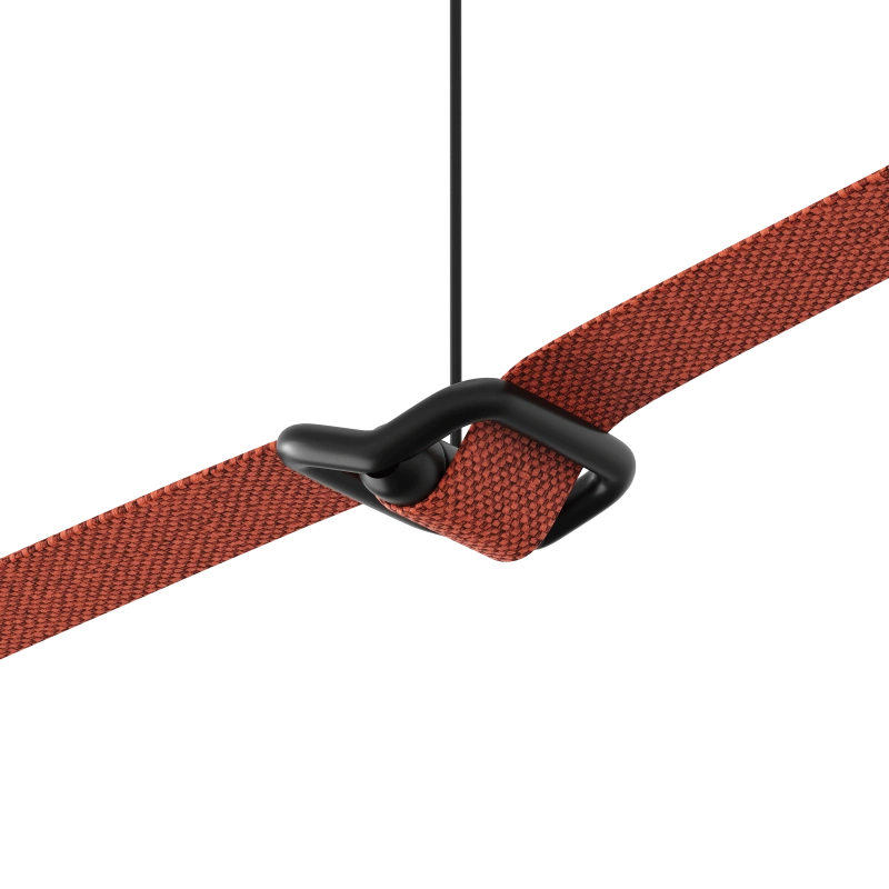 Держатель шинопровода подвесной с троссом Byled серия ROPE, Черный