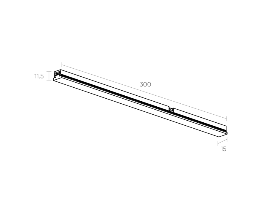 Магнитный встраиваемый светильник Byled серия Gravity-MG15 6W, 48V, CRI>90, Белый, 36мес., Цвет: Теплый белый