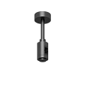 Держатель шинопровода накладной Byled серия ECLIPSE 24V 124mm с вводом питания, Черный