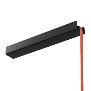 Держатель блока питания (коннектор трека) Byled серия ROPE 24V, Прямоугольный, Черный