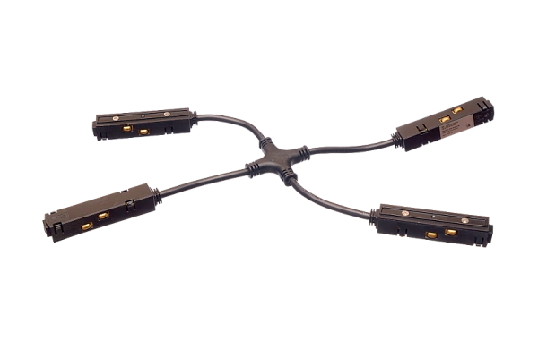 Гибкий Х-коннектор питания Byled серия Gravity 48V Гибкий Х-коннектор питания Byled серия Gravity 48V