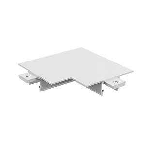 Соеденитель угловой внешний встраиваемый под ГКЛ Byled серия Gravity-MG15 48v, Белый