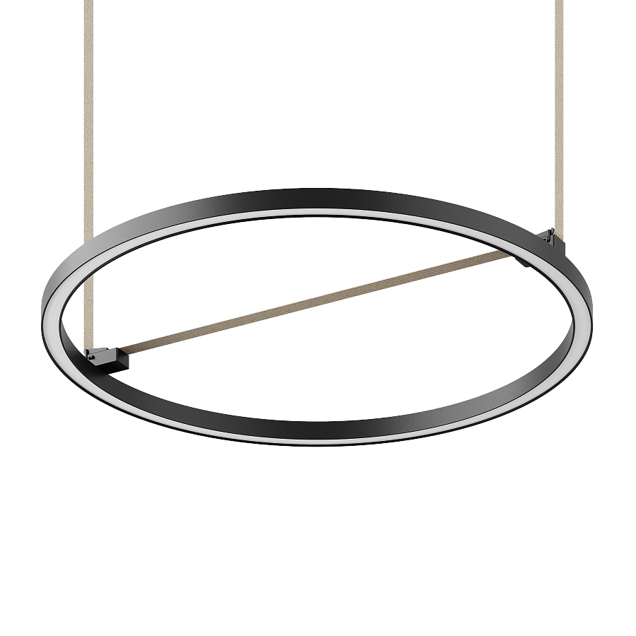 Трековый светильник Byled серия ROPE-RN 45W, 24V, CRI>90, Ф807*28mm, 110гр., Цвет: Теплый белый Трековый светильник Byled серия ROPE-RN 45W, 24V, CRI>90, Ф807*28mm, 110гр., Цвет: Теплый белый