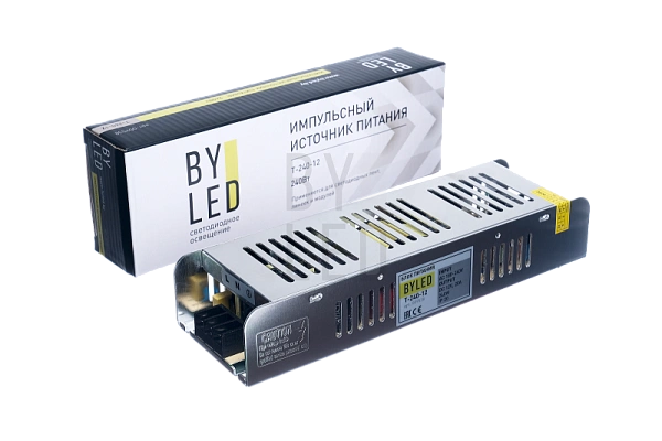 Блок питания Byled компактный (узкий), 240 W, 12V